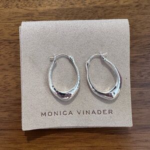 Monica Vinader Deia Medium Hoop Earrings